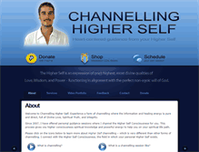 Tablet Screenshot of channellinghigherself.com
